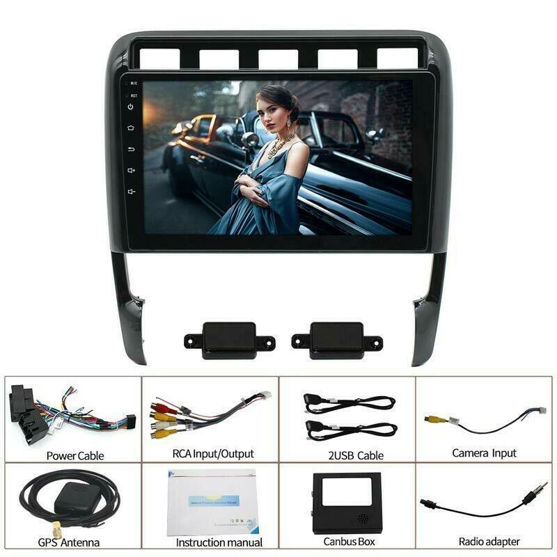 Fit for Porsche for Cayenne 9Android 10.1 Car Stereo Radio GPS 1+16GB MP5 Carplay