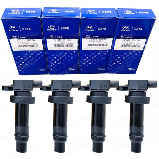 4-Piece Ignition Coil Pack 27301-2B010 for Hyundai for Kia Soul 1.6L 2010/2011
