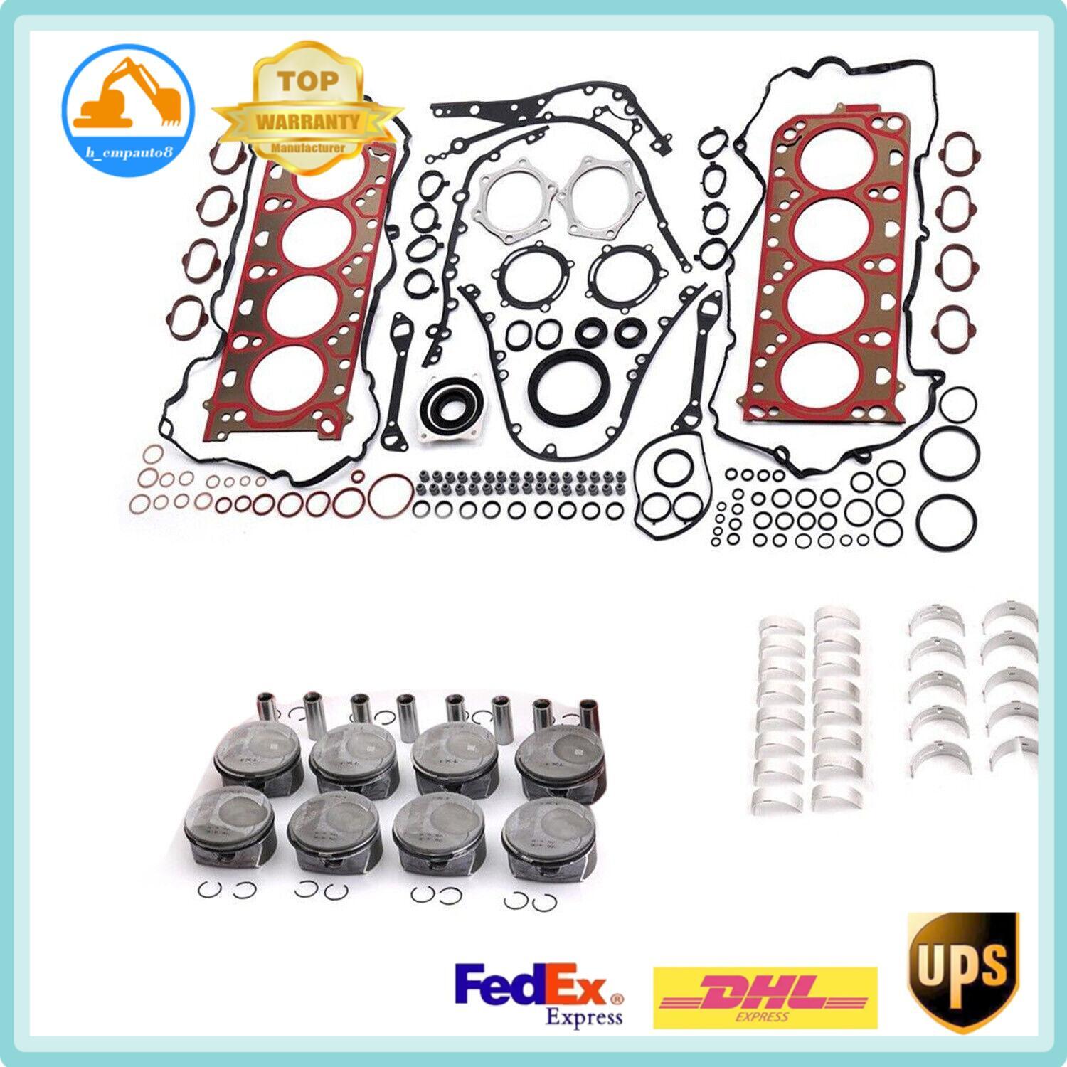 New Engine Overhaul Rebuild Gasket Kit fit for Porsche for Cayenne for Panamera S GTS 4.8LV8