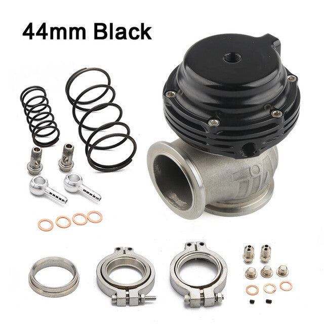 For Tial 44mm External Wastegate MVR V-Band Flange Turbo Water Cooled Black