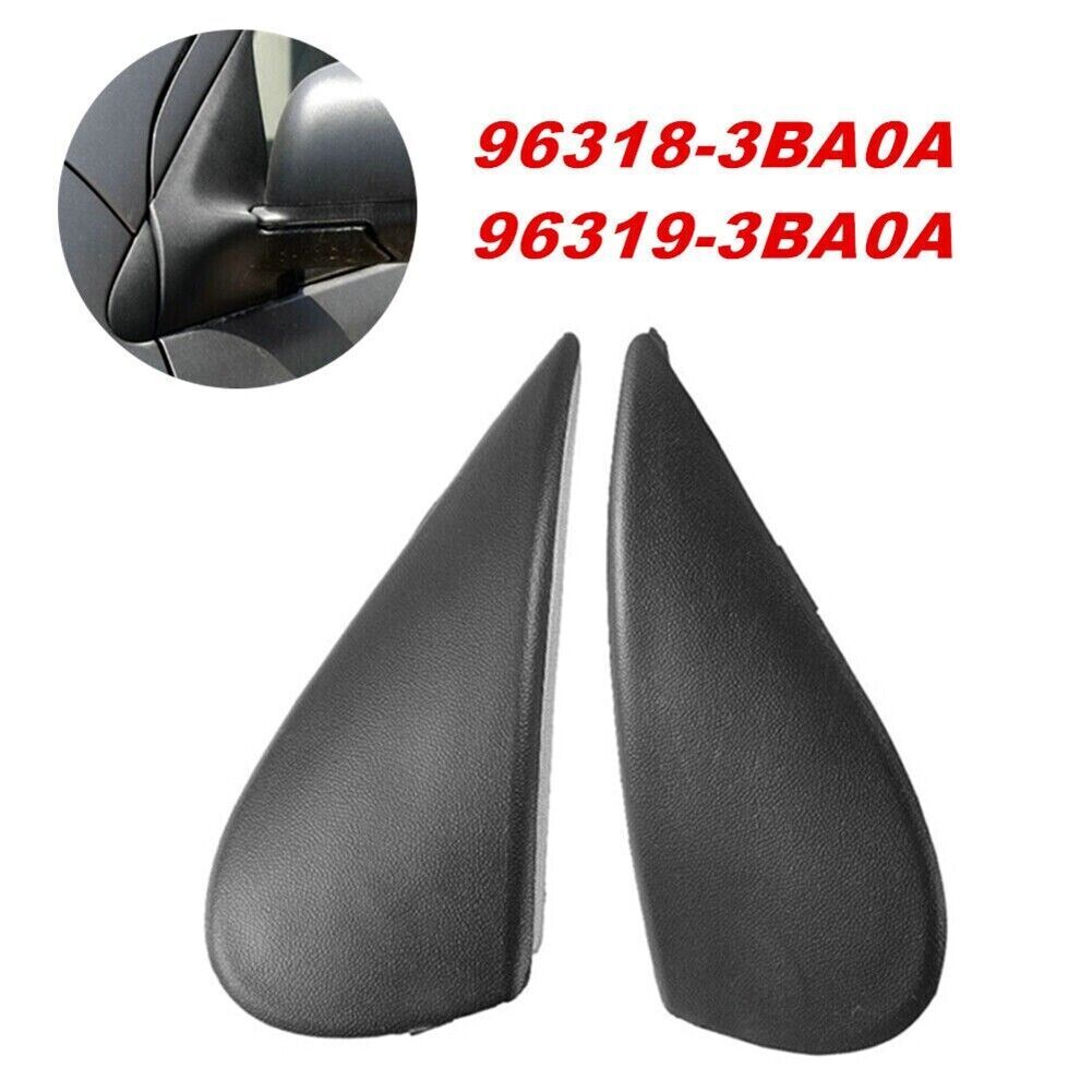 1. Double-sided mirror corner triangular fender cover trim for Nissan Versa 2012 - 2019