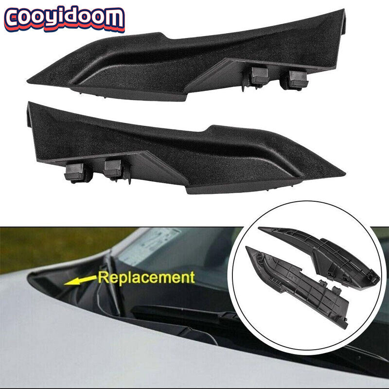 Front Side Cowl Cover Hood Moldings Left Matte Right for Hyundai for Elantra 3X000