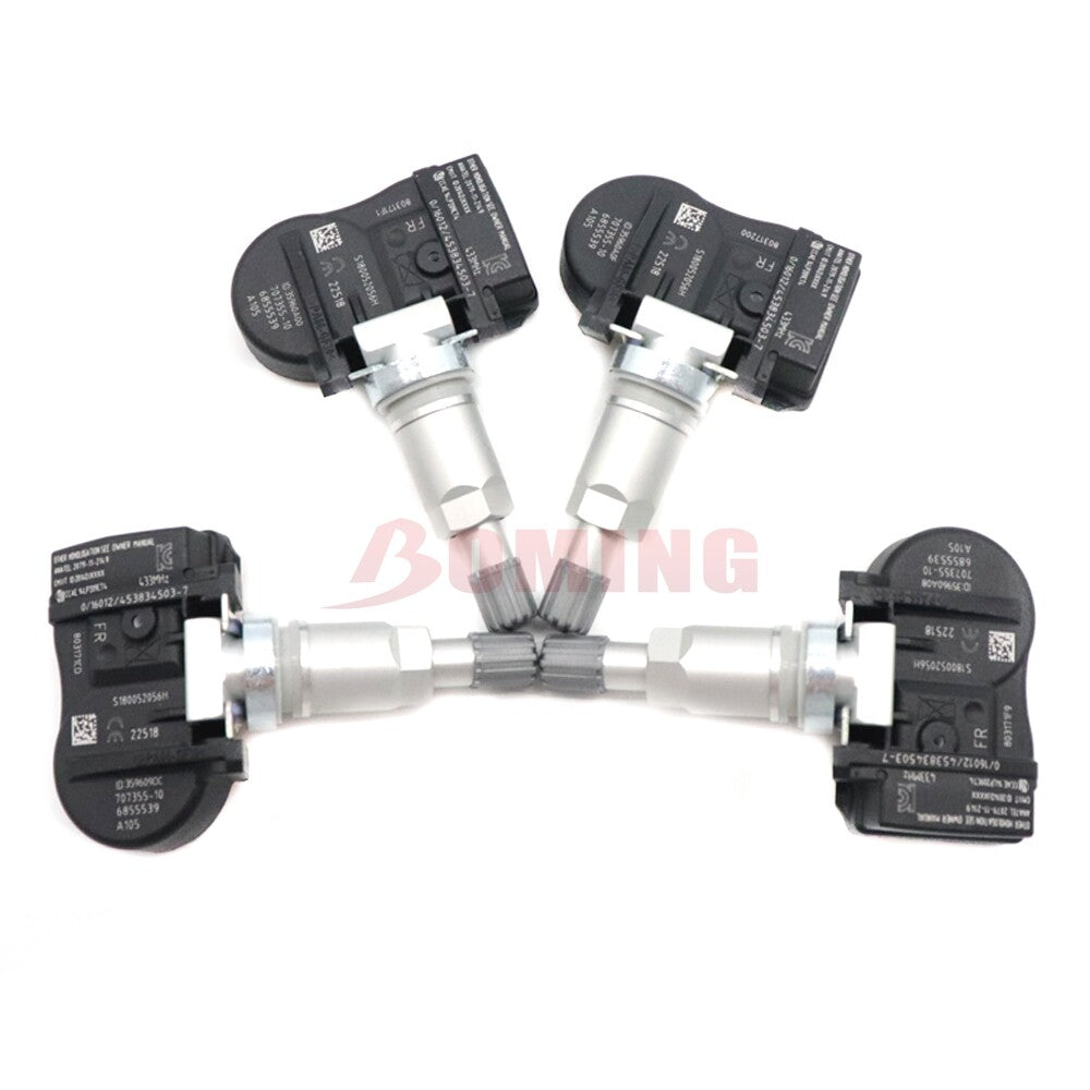 4pcs 6855539 TPMS Tire Pressure Sensor for BMW 2 3 4 i M2 M3 M4 X1 X2 X5 X6 for MINI