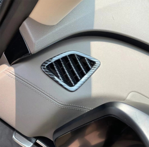 for Kia Carnival 2022-2023ABS Carbon Fiber Dashboard Upper Air Outlet Vent Cover