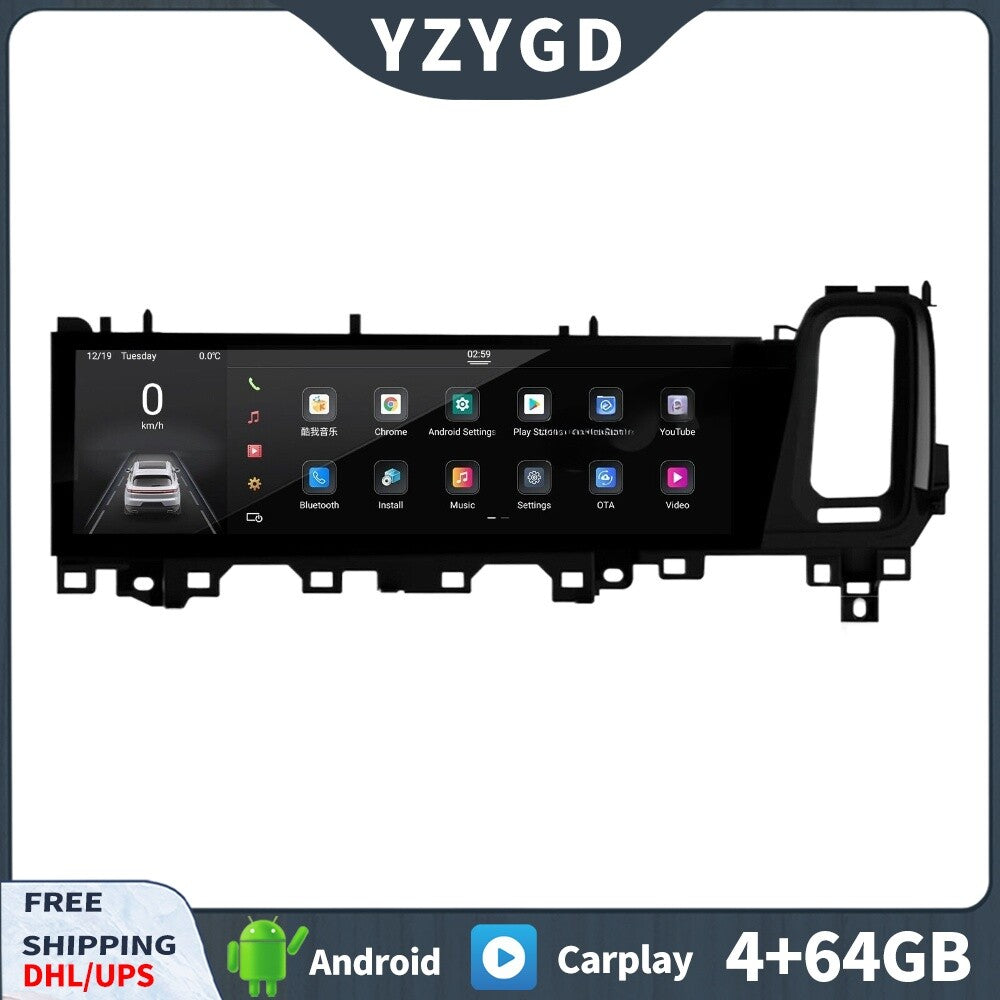 for Porsche for Cayenne 2024 Co-pilot Entertainment Carplay Multimedia Display LHD