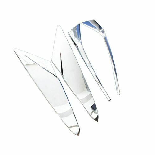 For 2017-21 for Cadillac XT5 Chrome Rear Spoiler Wing Side Beveled Window Cover AT