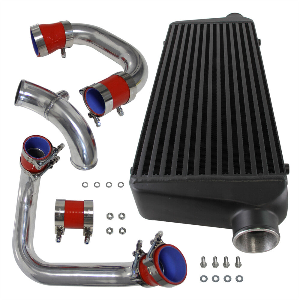 Front Mount Intercooler Kit for Audi A4 1.8T B5 Quattro 98-01 In/Out 2.5 Red