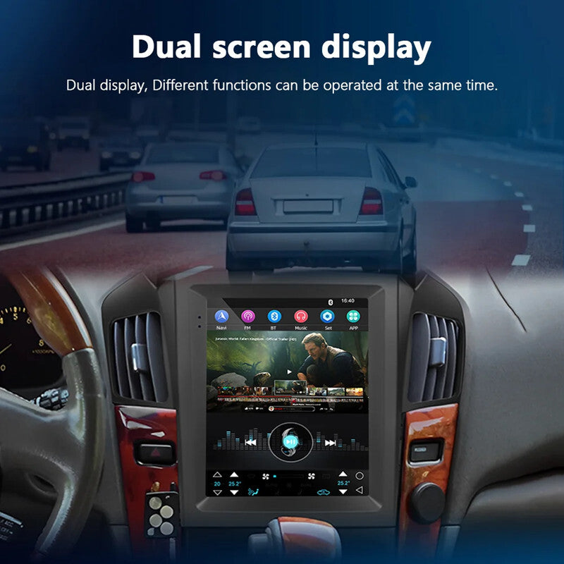 9.7in Car Radio Android Navigation GPS Stereo Play Multimedia For RX300 Harrier