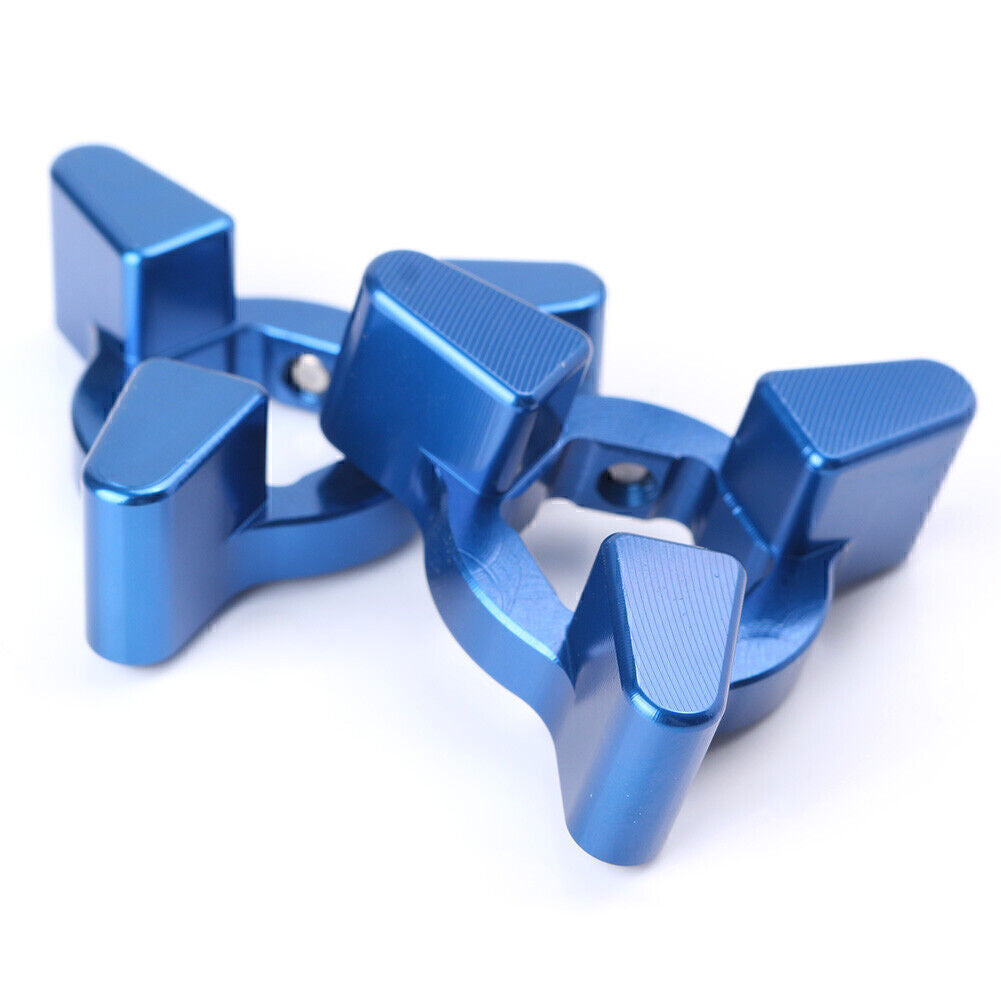 For 14mm Caliber Blue Front Anodized Fork Preload Adjusters Motorcycle Universal