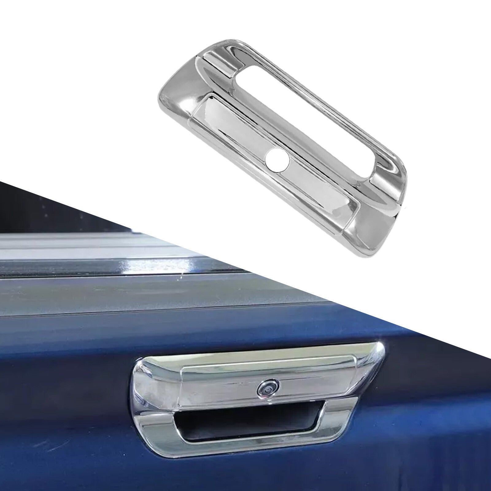 Chrome Tailgate Door Handle Cover Trim For 2019-2024 for Dodge for Ram 3500/2500/1500