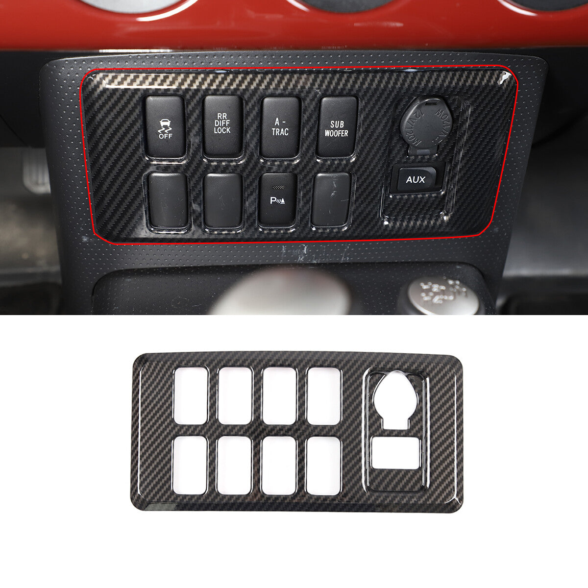 Carbon fiber rear for seat speaker mesh top cover for Corvette C8 Coupe 2020 - 2023
