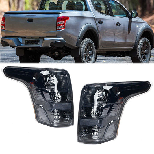 1Pair Rear Tail Light Brake Lamp for Mitsubishi Triton L200 2015-2018 (no Bulbs)