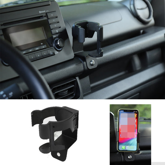 for Suzuki for Jimny 2019-23 Car Water Cup Holder Mount Mobile Cell Bracket Support
