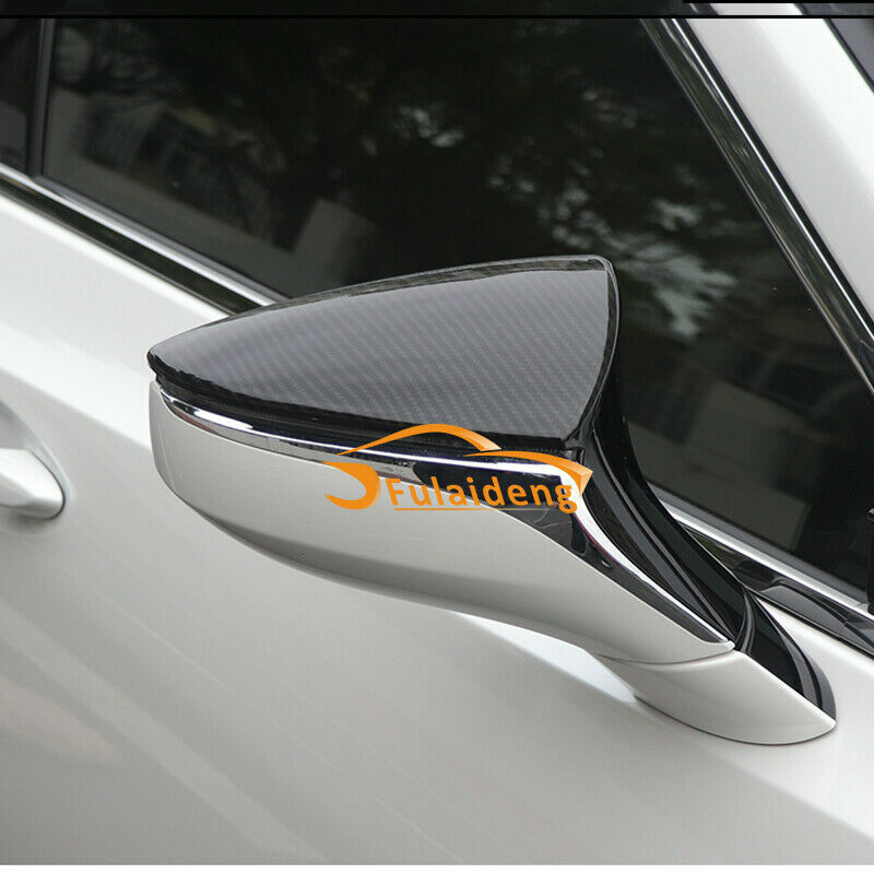 for Lexus ES350 ES300H 2019-2022 Carbon Fiber Side Door Rearview Mirror Cover 2X