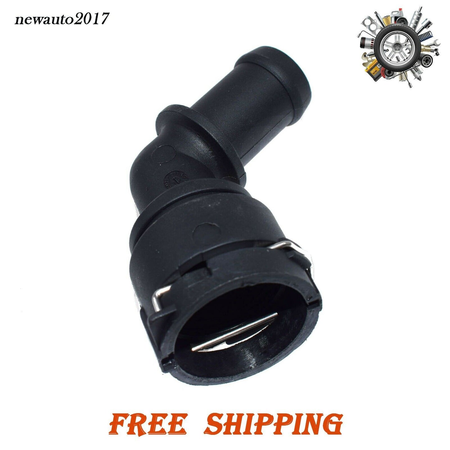 New Cooling Hose Connector 1J0122291D for VW Beetle for Golf for Jetta for Passat
