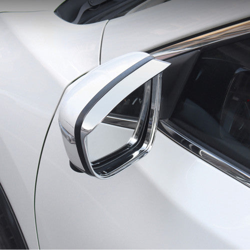 for Nissan Rogue Sport 2020-2021 Chrome Rearview Mirror Rain Eyebrow Frame Cover