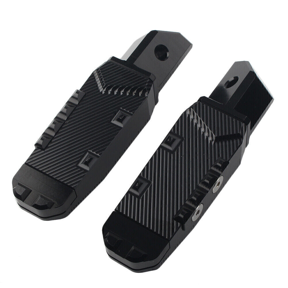 Rear Passenger Foot Pegs Pedal Pads for Honda CBR600RR F5 CBR600 F4/F4I Black