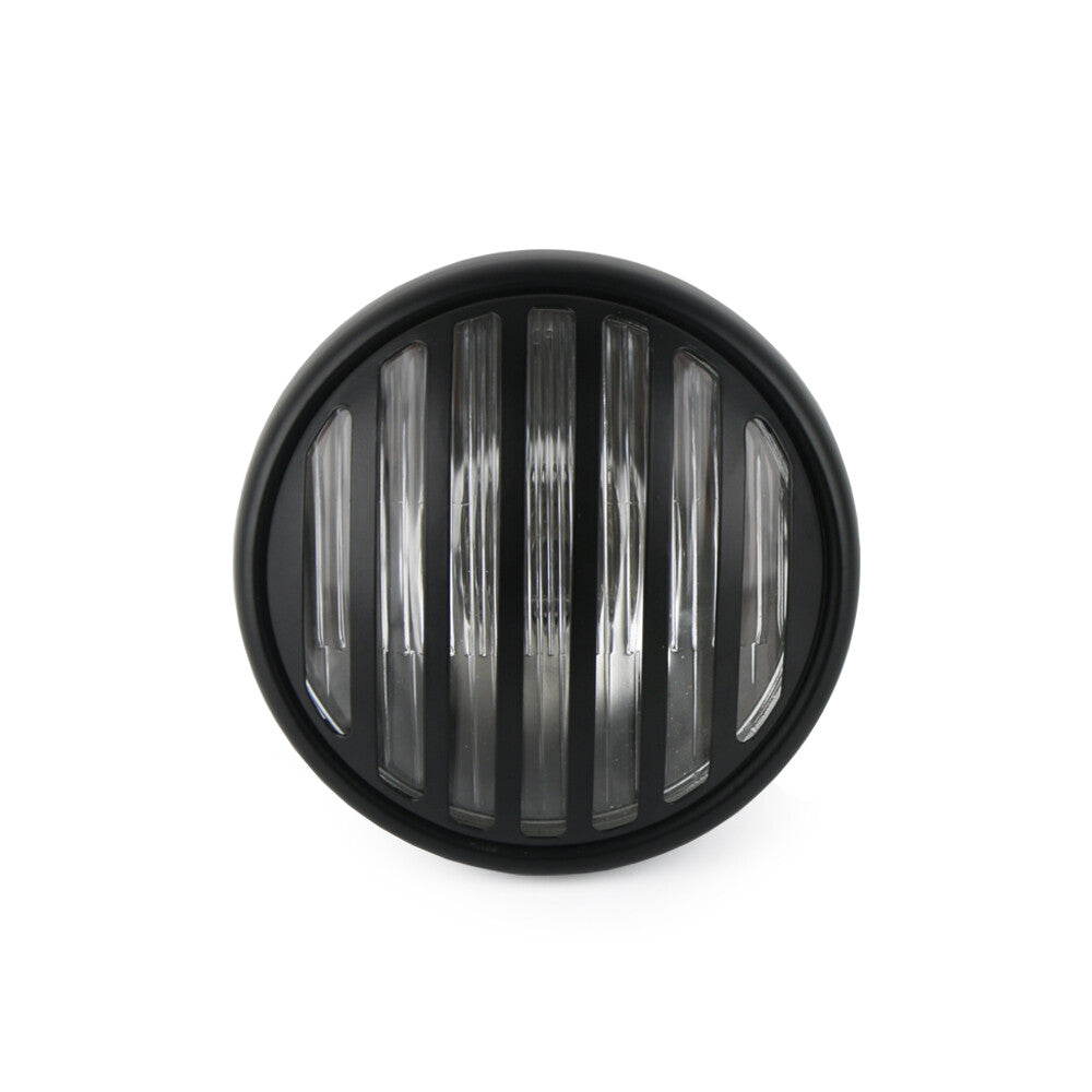 Black metal 7-inch motorcycle headlight grill for Harley Chopper Bobber for Honda