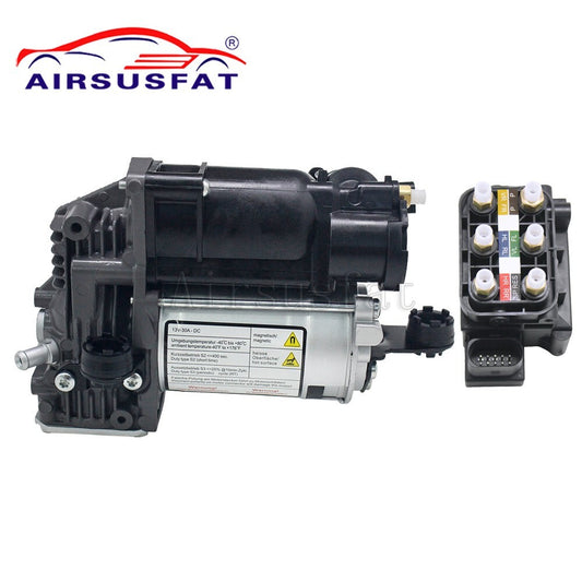 Suitable for Mercedes S-Class W221 S550 CL550 air suspension compressor pump with valve