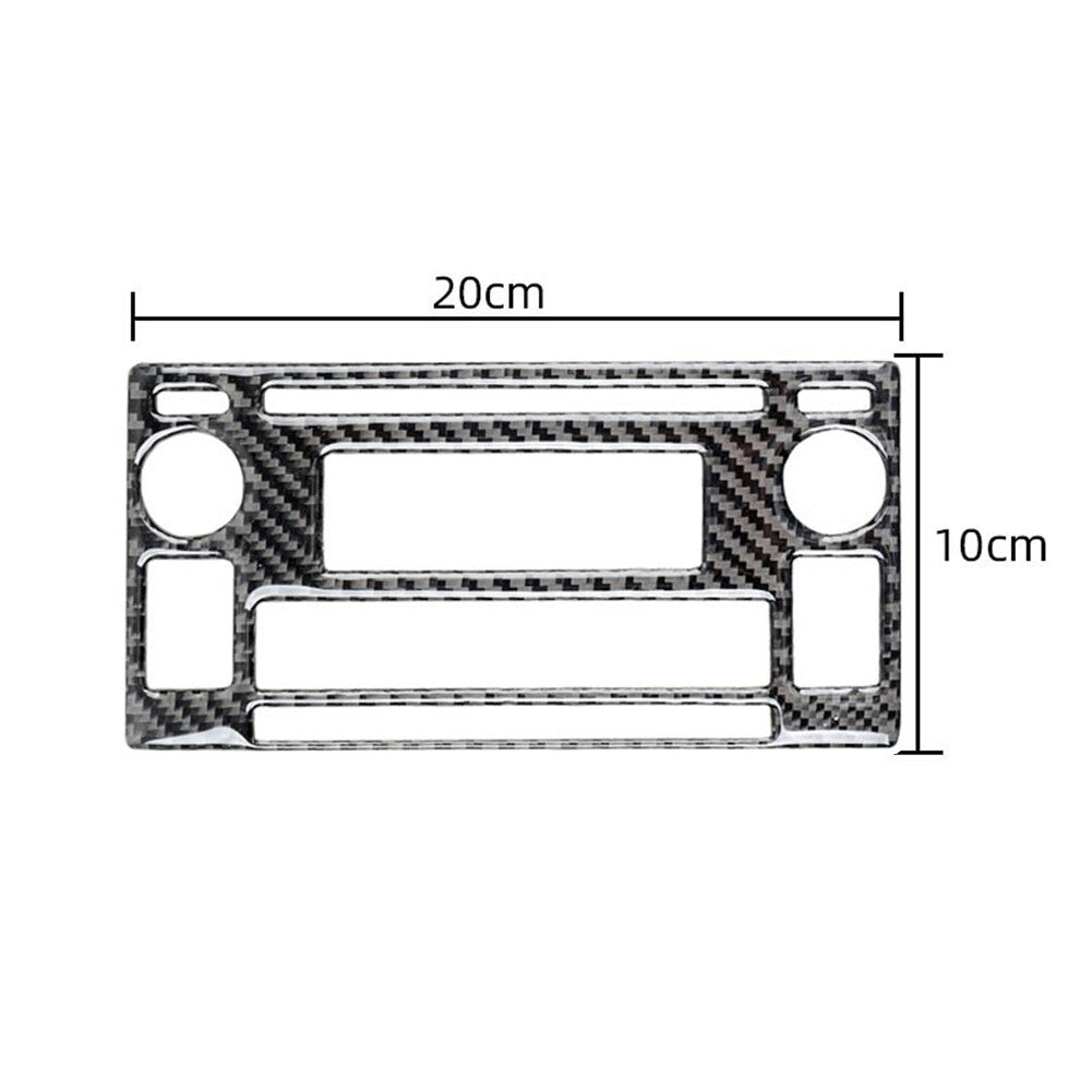 Carbon Fiber Interior Radio Console Cover Trim for Subaru Forester 2009-2013