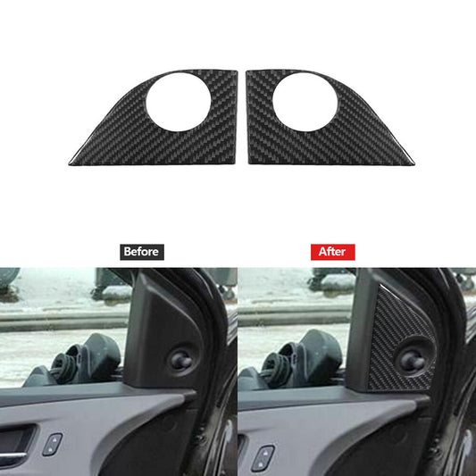 2Pcs Carbon Fiber Door's Pillar Cover Trim Type B for Chevrolet Sonic 2012-2016