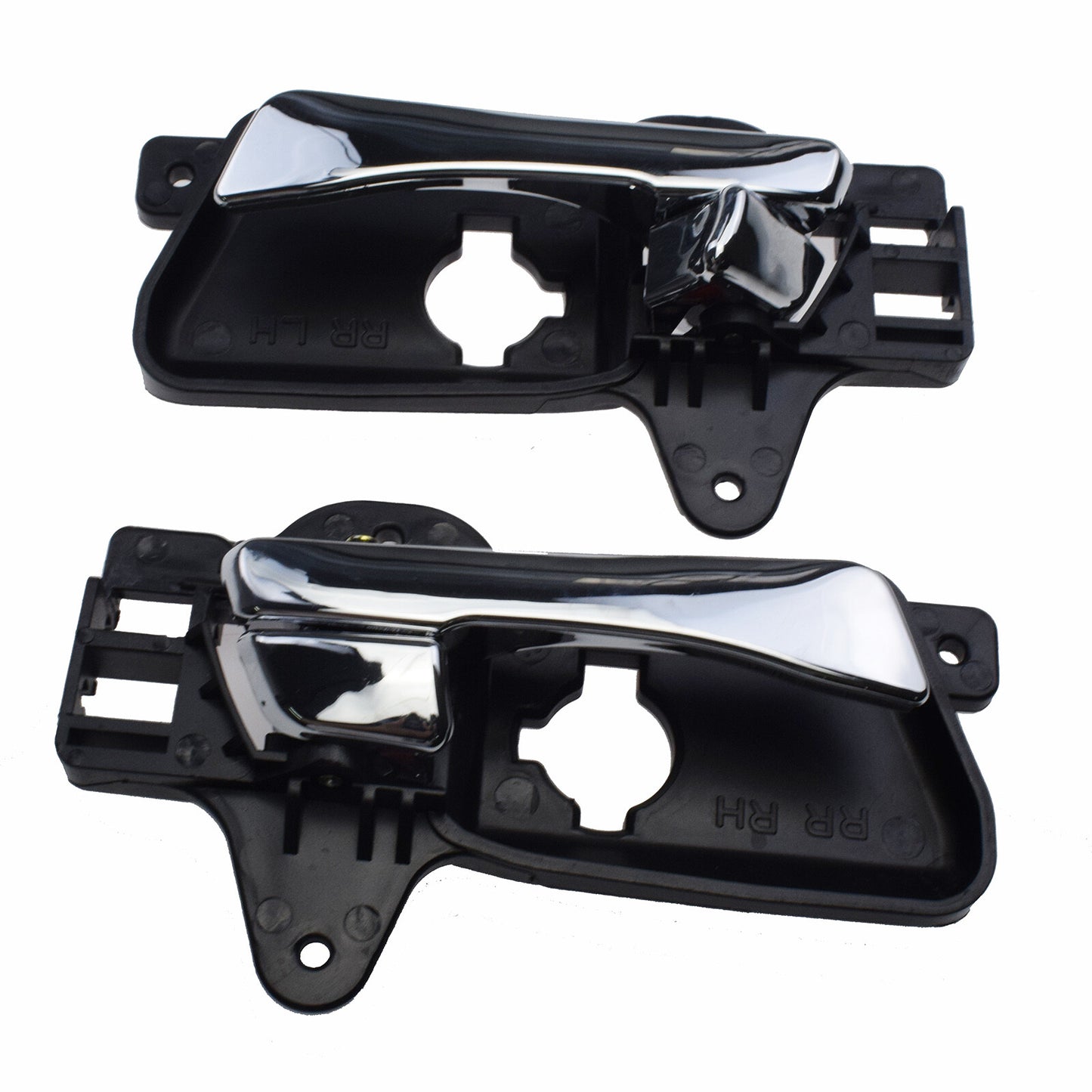 2PCS Interior Rear Left  Right Chrome Door Handle For 2009-2012 for Hyundai for Elantra