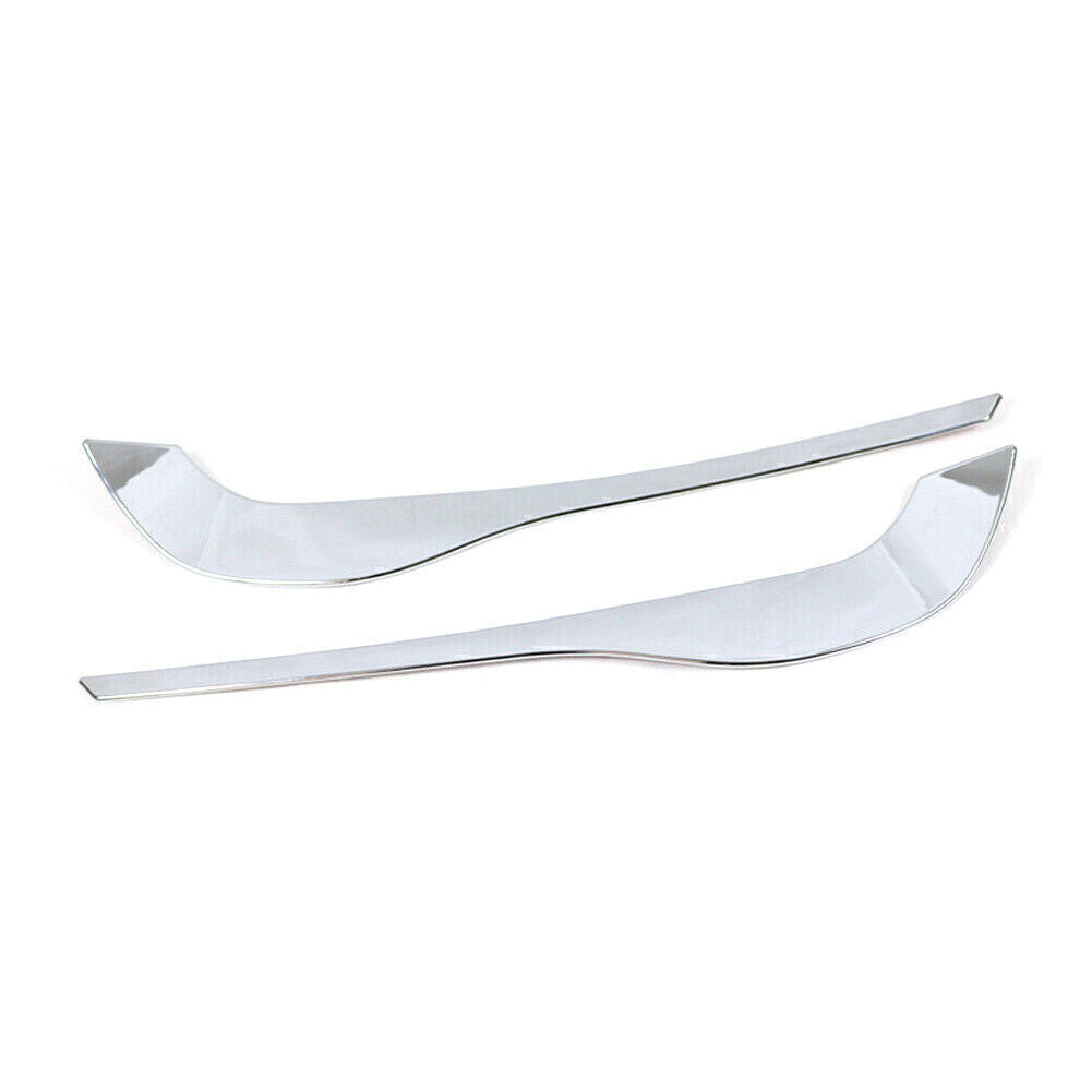 Fit for Mazda CX-5 2017-2020 2019 18 Chrome Front Fog Light Lamp Eyebrow Eyelid Trim