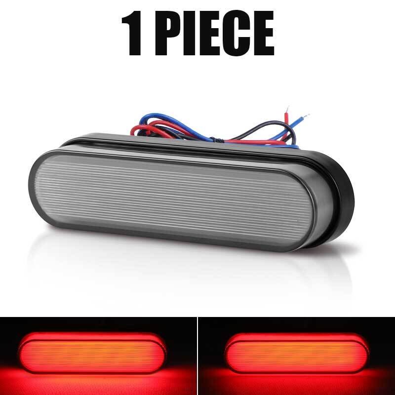 Universal Motorcycle Rear Stop Brake LED Tail Light Red for Dirt Bike ATV UTV