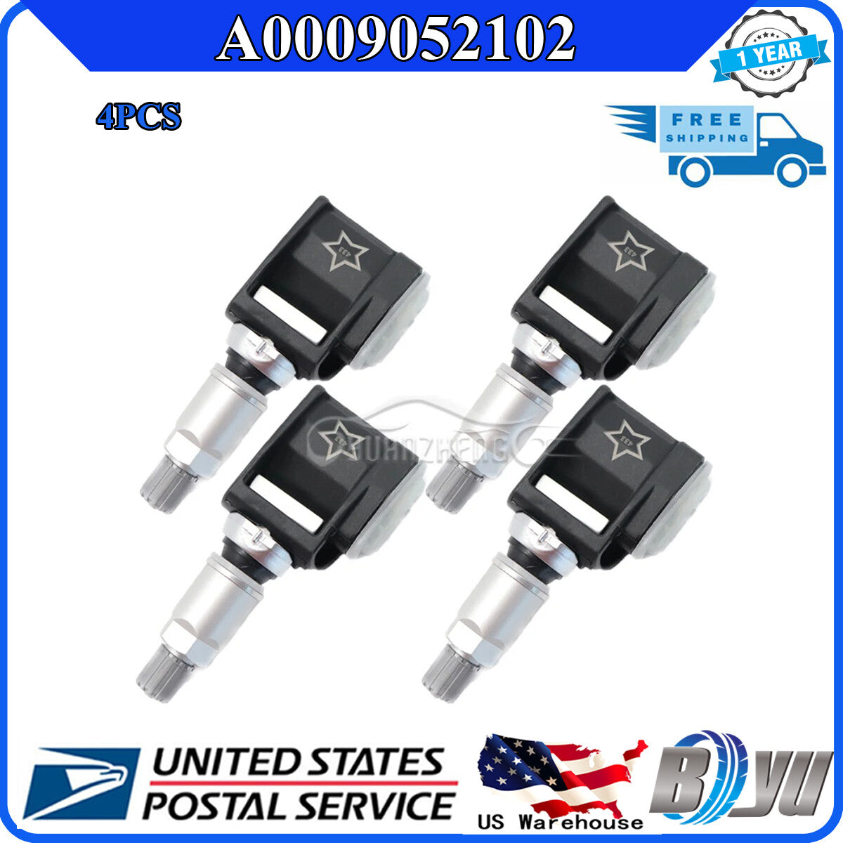 A0009052102 Tire Pressure Sensor (TPMS) for Mercedes-Benz E-Class CLS A257 W213 (USA)