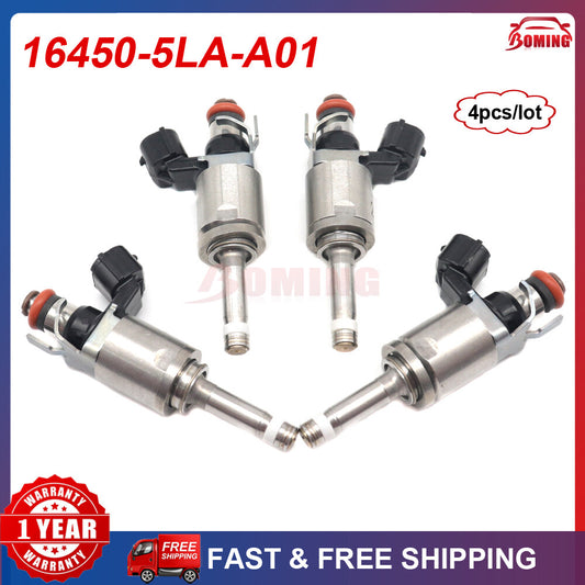 4-piece fuel injector for Honda Accord CR-V for Acura TLX ILX 16450-5LA-A01 160105LA306