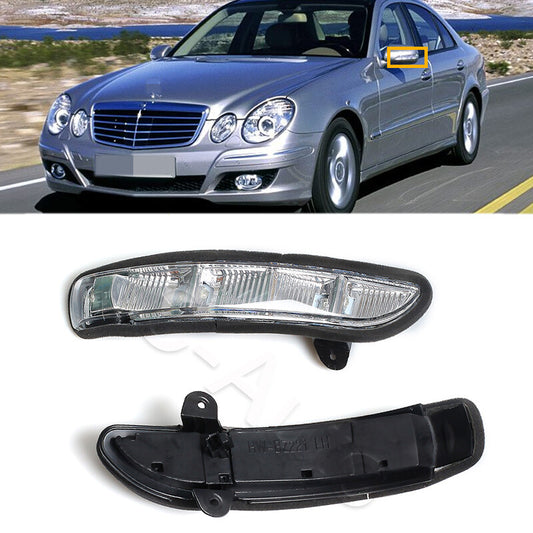 Pair Side Mirror Turn Signal Light for Mercedes-Benz CL CLS S E Class W211