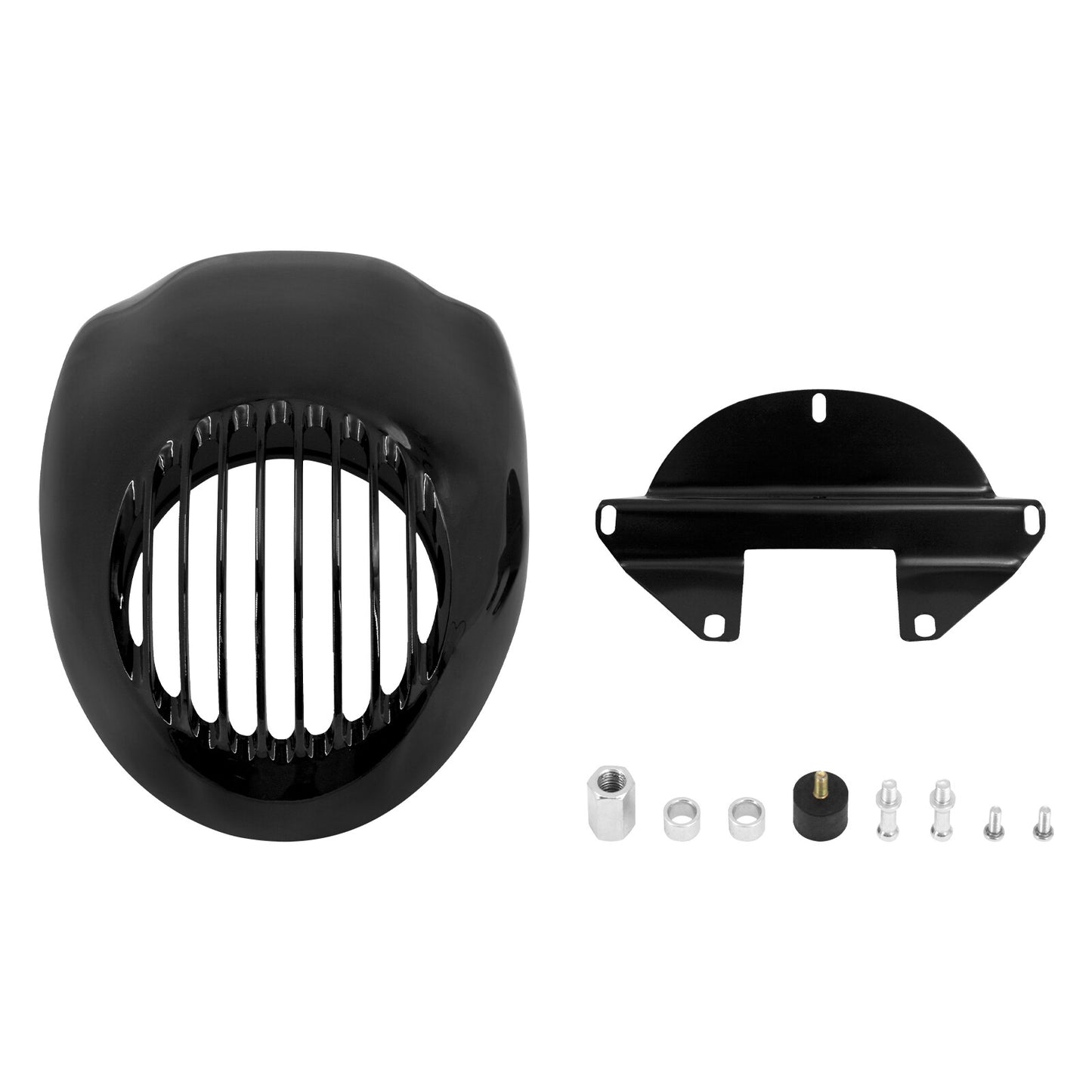 Headlight Fairing Cowl Grill Mask for Harley 39mm Fork Dyna Low Rider 1973-2023