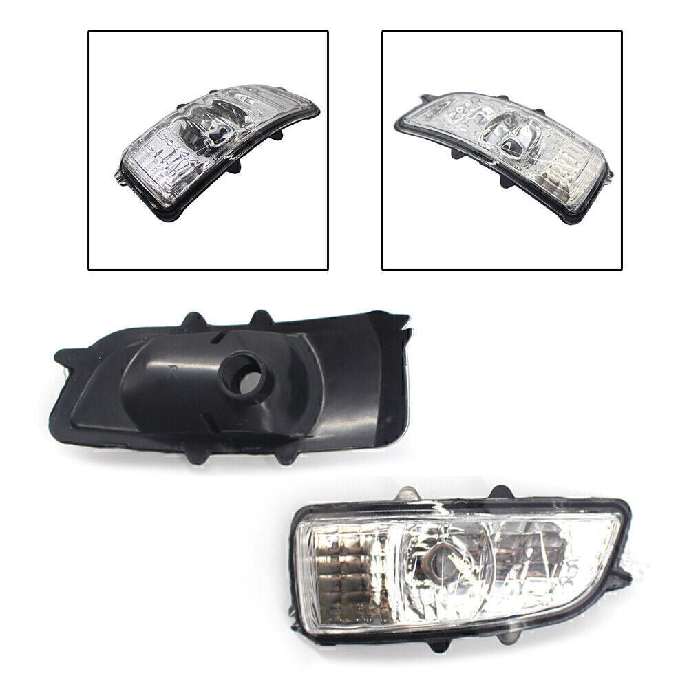 Door Mirror Indicator Turn Signal Lights White for Volvo S40 S60 S80 2007-2011