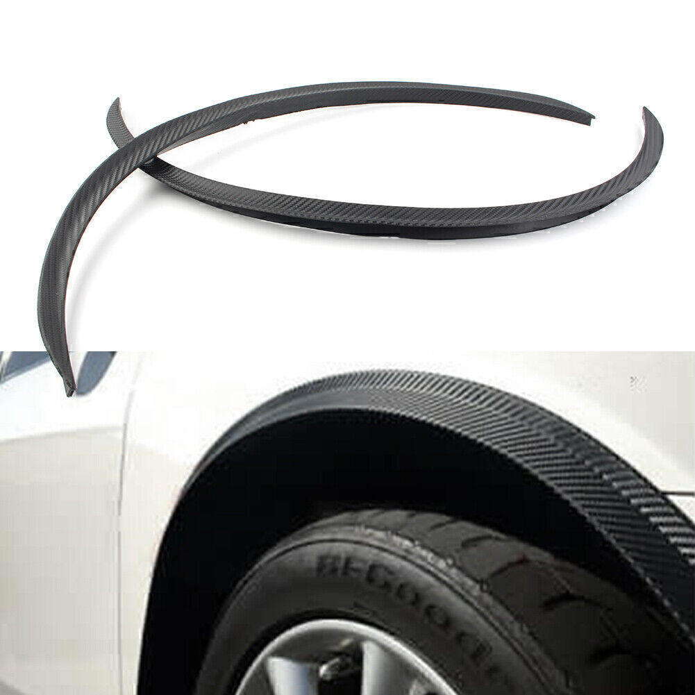 Fit Universal Car Wheel Eyebrow Arches Lips Fender Flares Protector Trim Cover