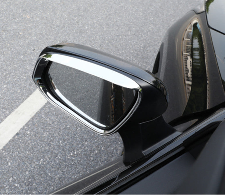 Chrome Rearview Mirror Rain Eyebrow frame Trim for Mitsubishi Outlander 2022-23