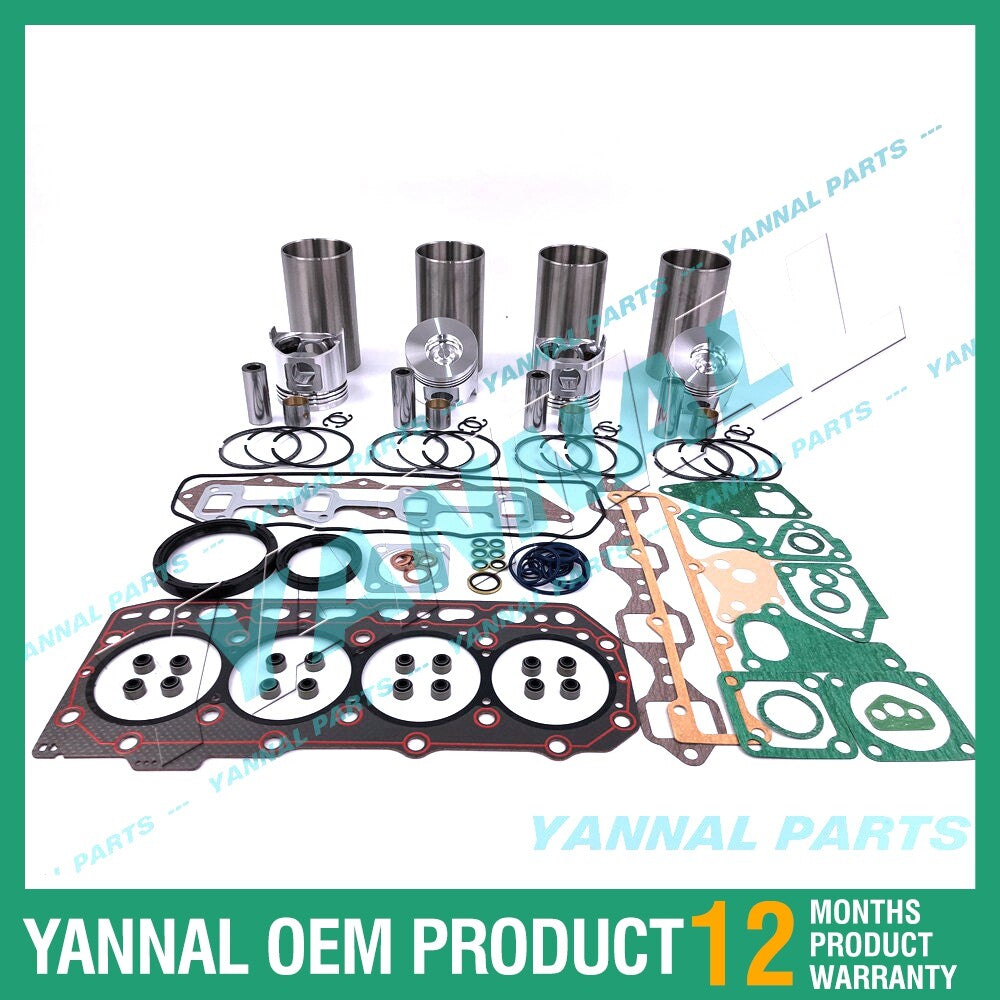 4TNV84 Overhaul and Rebuild Kit with Complete Gaskets for Yanmar Diesel Engines