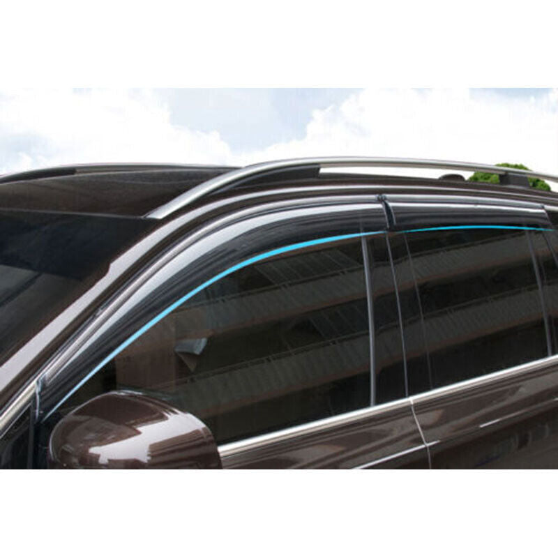for Volvo XC60 2018-23 ABS Black Side Window Visor Sun Rain Vent Shield Guard 4x