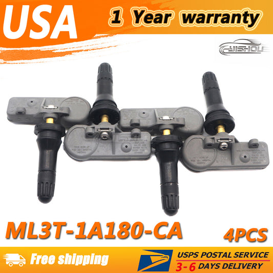 4PCS New TPMS TIRE PRESSURE SENSORS for Ford for Lincoln ML3T-1A180-CA ML3Z-1A189-D