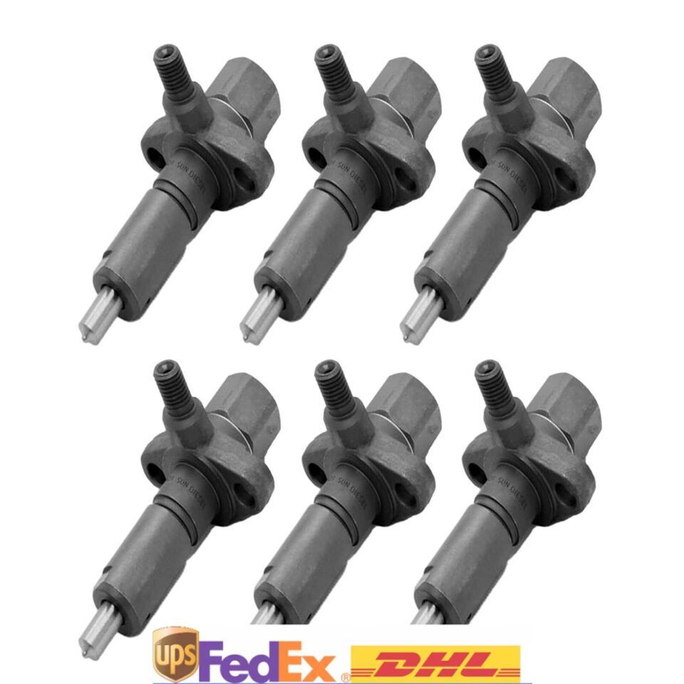 6 Pcs Fuel Injectors 2645K008 5281636 Fits For Perkins Engine 6.3544