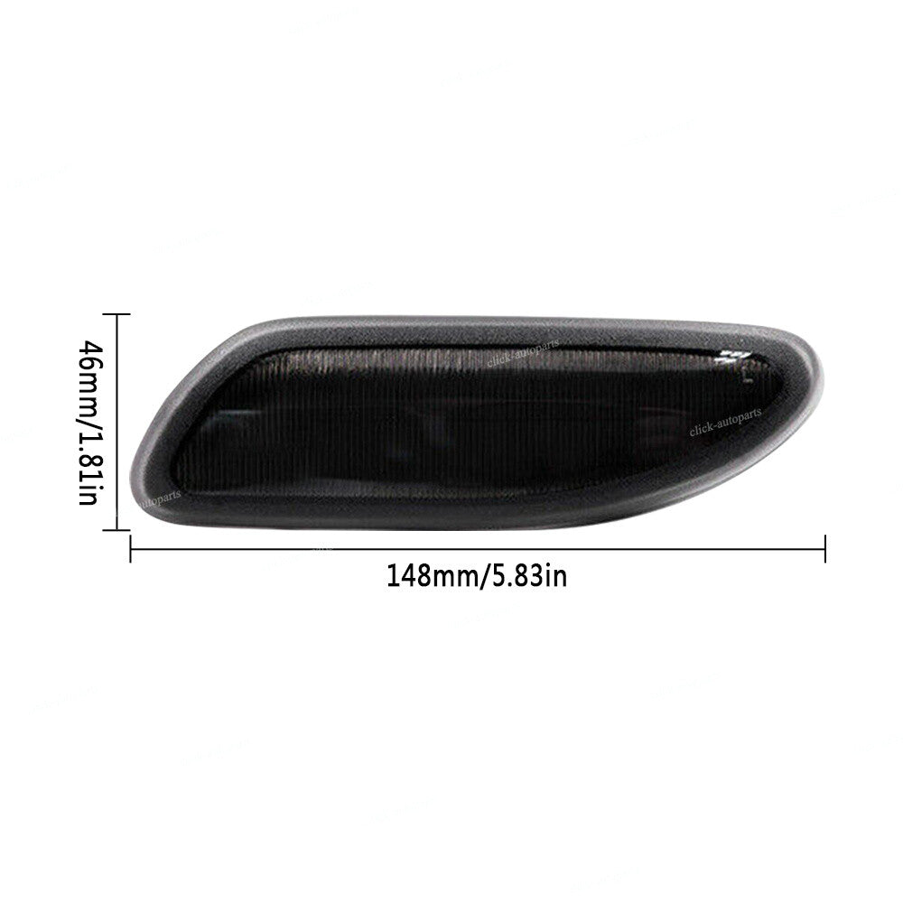 Front Left Side Marker Lights Lamp Smoked For 2001-07 for Mercedes for Benz C-Class