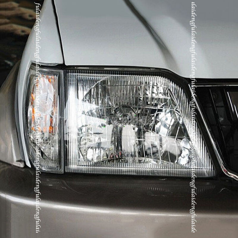 Crystal Headlight Head Lamp Cover No Bulb for Toyota Prado LC90 RZJ95 1998-2002