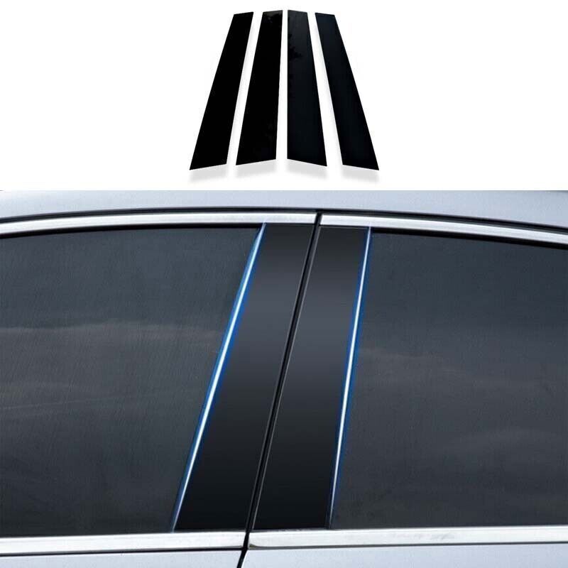 Piano Black Pillar Posts Door Window Molding Strip Trims for Honda HR-V 16-2022