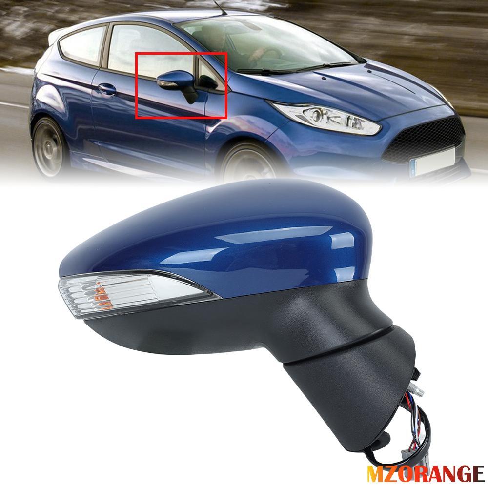 F¨¹r for Ford Fiesta MK7 2013-2017 Rechts Au?enspiegel Manuell Beheizbar Marineblau