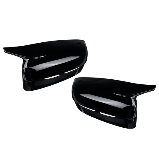 Replacement mirror cover for BMW G30 and G20 cars, M-type side wing, glossy black, 17-20