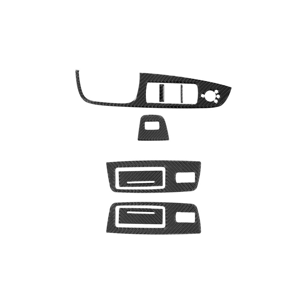 Carbon Fiber Door Window Control Panel for Audi Q7 2007-2015