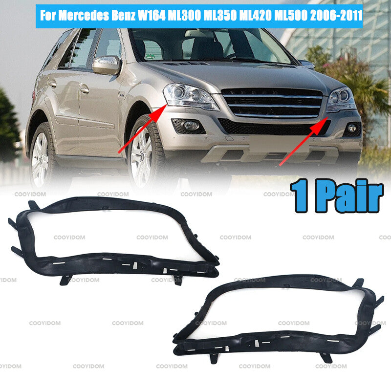 2Pcs Headlight Seal Sealing Ring for Mercedes-Benz W164 ML300 ML350 2006-2011