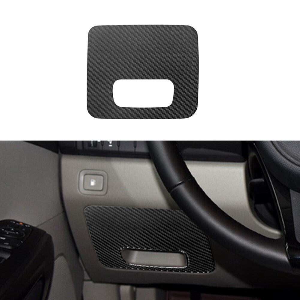Carbon Fiber Front Drive Side Fuse Box Trim Cover for KIA Sedona 2015-2016