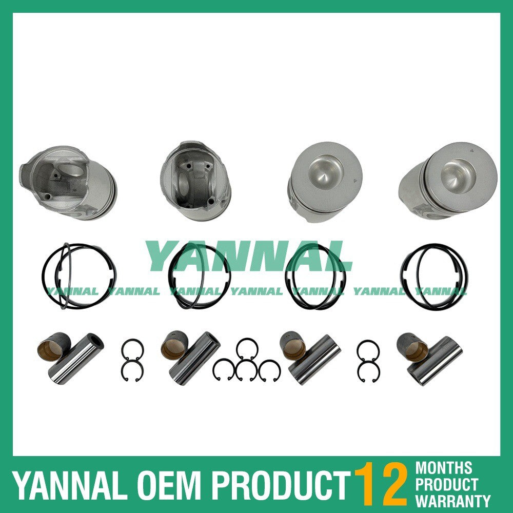 4-piece overhaul and rebuild kit with shims and bearings for modern D4DA engines