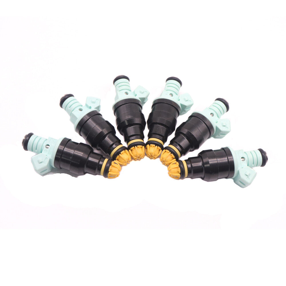 6PCS Fuel Injector 0280150415 for BMW 323i 325i 525i M3 Flow Matched 13641730060