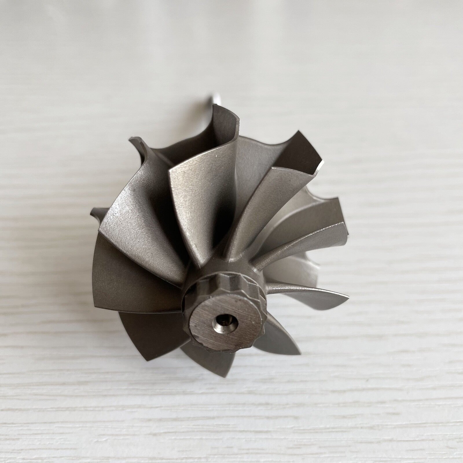 TD04HLRX Reverse 48.1/53 mm 9-blade turbine shaft and wheels for Mitsubishi